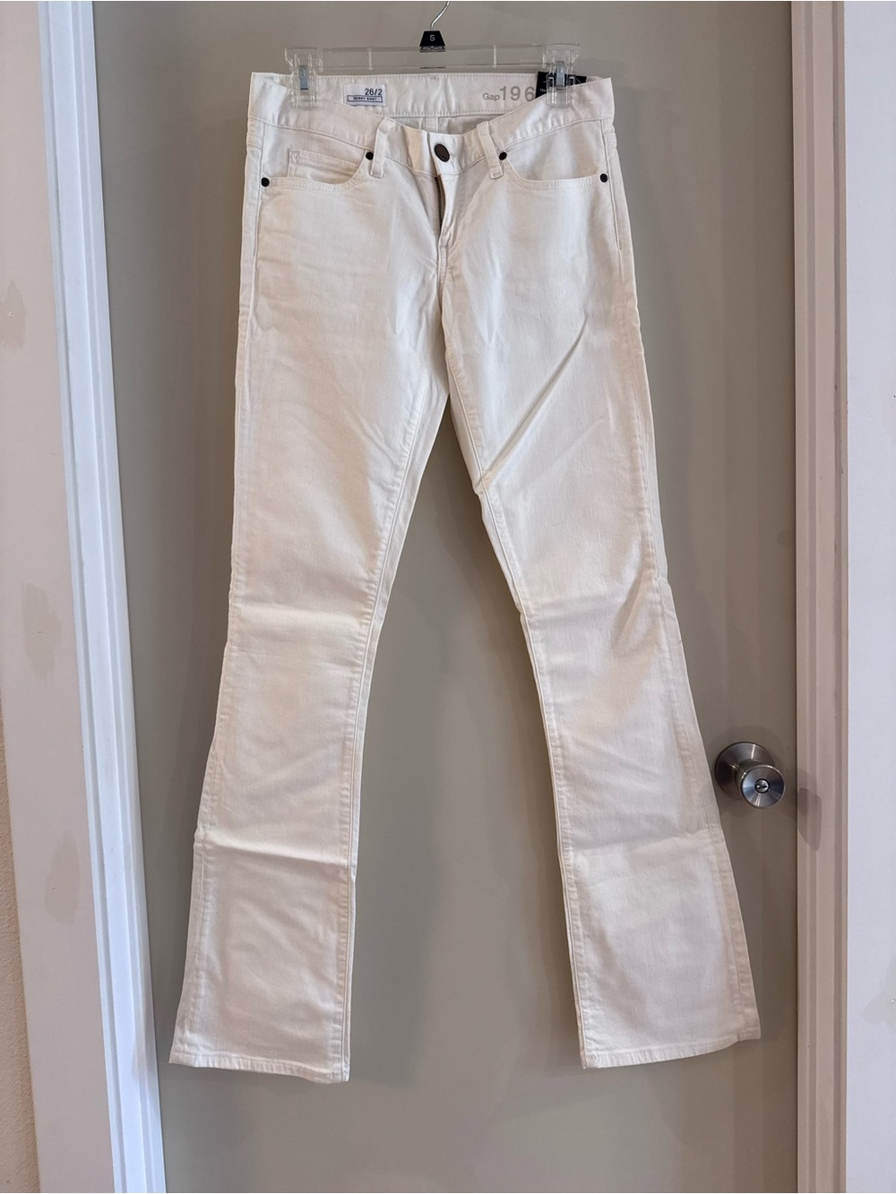 Gap Women's White Bootcut Jeans